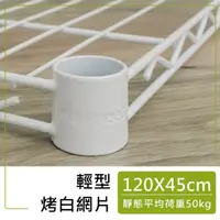 在飛比找蝦皮商城優惠-dayneeds 輕型網片120x45公分(烤漆白)附夾片 