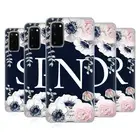 NATURE MAGICK FLORAL MONOGRAM NAVY FLOWERS 2 SOFT GEL CASE FOR SAMSUNG PHONES 1