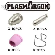 WSD-26Pcs AG60 SG55 Plasma Cutter Consumable Torch Electrode Tip Nozzle Kit AU