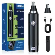 Ear and Nose Hair Trimmer for Men, 2025 Professional Painless USB Rechargeabl...