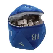 Ultra Pro Dungeons & Dragons (D&D) D20 Plush Dice Bag Blue