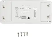 Smart WiFi Light Switch Wireless Relay Module APP Remote Control for Home Appliances ABS Material 90 AC