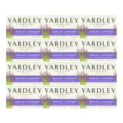 Yardley London English Lavender Moisturizing Bath Bar Soap, 12 Bars x 4.0oz Each