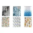 Shower Curtain, Fabric Bathtub Decoration Polyester Fabric Bathroom