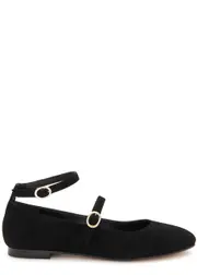 Alohas Evelyn Suede Ballet Flats - Black - 41 (IT41/ UK8) 41 (IT41/ UK8)