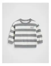 [Seed Heritage] Essential Knit Sweater in Storm Marle