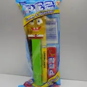 Pez Dispenser SpongeBob Square pants Yellow Crystal Mint In Bag