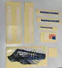 BMX BIKE NOS OLD SCHOOL MONGOOSE DECAL SET ORIGINAL NOS MISCHIEF