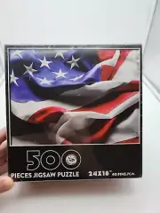 Puzzle For Adults American Flag 500 Piece Jigsaw Puzzle Master Pieces New Sealed