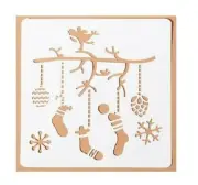 Christmas Stockings Ornaments Drawing Art Painting Card Craft Template Stencil
