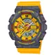 【CASIO】G-SHOCK Women 復古運動黃大錶徑雙顯電子款 GMA-S110Y-9A 台灣卡西歐公司貨保固1年