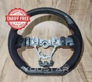 TARIFF FREE CARBON Alcantara Red Steering Wheel for SUBARU WRX STi Levorg 15-21 (for: Subaru)