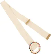 [HONMEET] Women Woven Elastic Belt for Dresses Stylish Stretch Waist Belt for Party Casual Wear Comfortable Fit for Weddings Travel and Everyday Outfits Design
