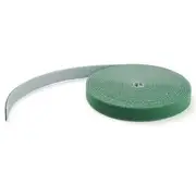 StarTech 100ft Hook and Loop Tape Roll Reusable Cable Ties/Wraps -Green - HKLP100GN
