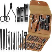 Manicure Set,Nail kit Manicure Set,Nail Care kit, 4/16 Pedicure Set Nail Clipper Tool with Travel Case Set Home Nail Clippers