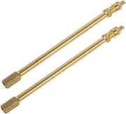 Luxshiny Tire Valve Extender Kit Tire Valve Extension Rod for Electric Scooters and Unicycles Effortless Tire Inflation Durable Valve Stems Compatible with Various