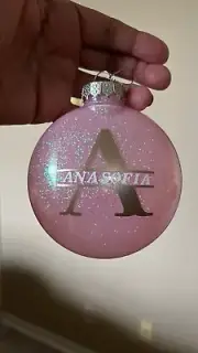 personalized christmas ornaments Monogram. Let me know your name and ornament c