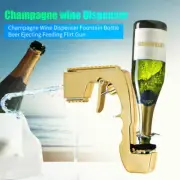 Gold Champagne Sprayer Gun Beer Ejector Party Wine Stopper Wine Dispenser