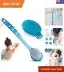 Bath Body Brush - Long Handle Back Shower Brush Exfoliating Back, Body, and F...