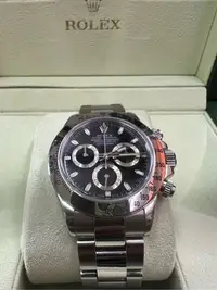 在飛比找Yahoo!奇摩拍賣優惠-Rolex 116520 鋼王保固內