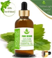 pure herbs Patchouli Light 100% Pure & Natural Pogostemon Cablin Essential Oil