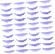 GANAZONO Professional Eyelash Curler Pads 20 Pairs Silicone Lash Extension Pads for Lash Perming