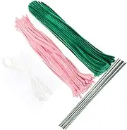 PLAFOPE Flexible Chenille Stems for Crafters 1 Set of Twisted Sticks for Handmade Projects Educational Toys