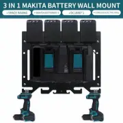 Drill Battery Power Tool Organizer Tool Storage Battery Holder for Workshops