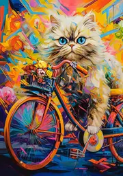 Castorland - Kitten's Floral Ride Puzzle 500pc