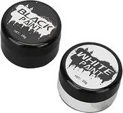 Face Painting Kit Black and White Highly Pigmented Face Body Paint for DIY Cosplay Theme Parties