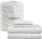 Queen Sheet Set, 4 Pc Queen Size Sheets Set, 450 Thread Count 100% Cotton Sheets