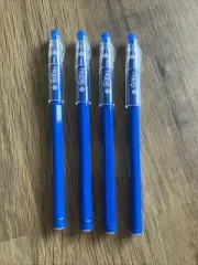 Pilot FRIXION STICK Erasable Rollerball, 0.7mm Nib,BLUE GEL INK (PKT 4 PENS)