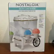 Commercial Nostalgia Snow Cone Machine Maker Electric Carnival Party Ice Slushy