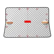NNEOBA Magnetic Car Windshield Cover Winter Snow And Ice Guard Silver