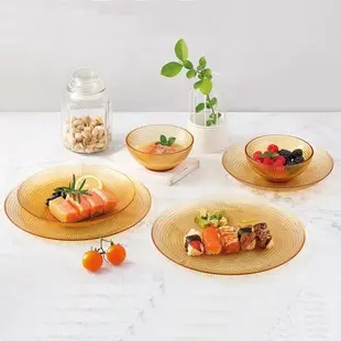 康寧玻璃盤子高級感菜盤魚盤家用2023新款餐盤碟子玻璃餐具套裝