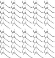 50 Pcs Pegboard Hooks,wall Shelf Hooks For Display Pegboard Garage Store Tools Storage Hanger Wall Shelf Hooks-jie