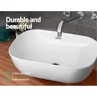 Cefito Bathroom Basin Ceramic Vanity Sink Hand Wash Bowl 46x33cm High Gloss New