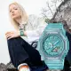 【CASIO 卡西歐】G-SHOCK 女錶 八角農家橡樹 半透明雙顯手錶-藍(GMA-S2100SK-2A)