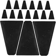 PEPLAYTAL 16pcs Silicone Feet for Dehydrator Racks Black Frying Rack Replacement Feet Silica Gel Dehydrator Rack Accessories Dehydrator Rack Feet Silicone