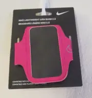 NWT Nike Lightweight Cell Phone Arm Band 2.0 OSFA Hyper Pink