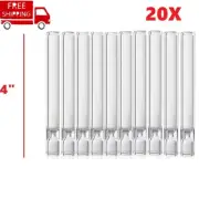 20PCS Glass Cigarette Tobacco Smoking Pipa 100MM Herb Cigar Smoke Pipes Reusable