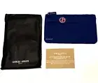 New With Dust Bag {Giorgio Armani Beauty} Pochette My Way -Navy Blue, Pink Logo
