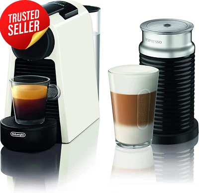 Nespresso Essenza Mini Aeroccino Automatic Coffee Maker Milk Frother 19 Bar