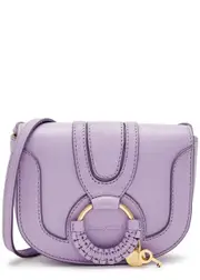See BY Chloé Hana Mini Leather Cross-body bag - Lilac ONE SIZE
