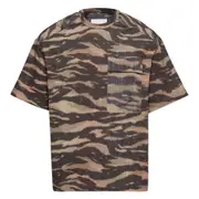 [Jil Sander] Cotton Short Sleeve Tee Printed Compact Cotton