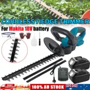 Cordless Hedge Trimmer Garden Grass Pruner Cutter 46CM Battery For Makita 18V