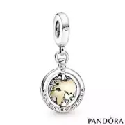 New 100% Genuine Authentic Pandora Spinning World Dangle Globe Charm ~799303C01~
