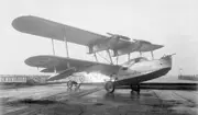 Supermarine Scapa Reconnaissance Aircraft Mahogany Kiln Wood Model Replica Large