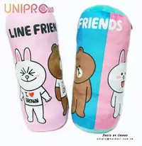 在飛比找樂天市場購物網優惠-【UNIPRO】正版授權 LINE FRIENDS 圓筒枕 