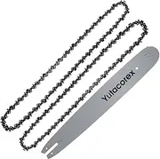18inch Chainsaw Guide Bar and Chain Combo,Replacement Accessories Fits Stihl MS230, MS 230C, MS241 C-M, MS250, MS250C, MS250 C-BE, MS251, MS251C,Fits Stihl 3005 008 7017,325" 050" 68DL（2pcs）